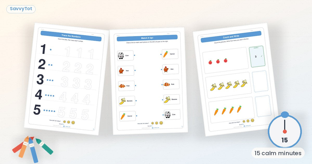 15-minute brain workout with no screens | SavvyTot