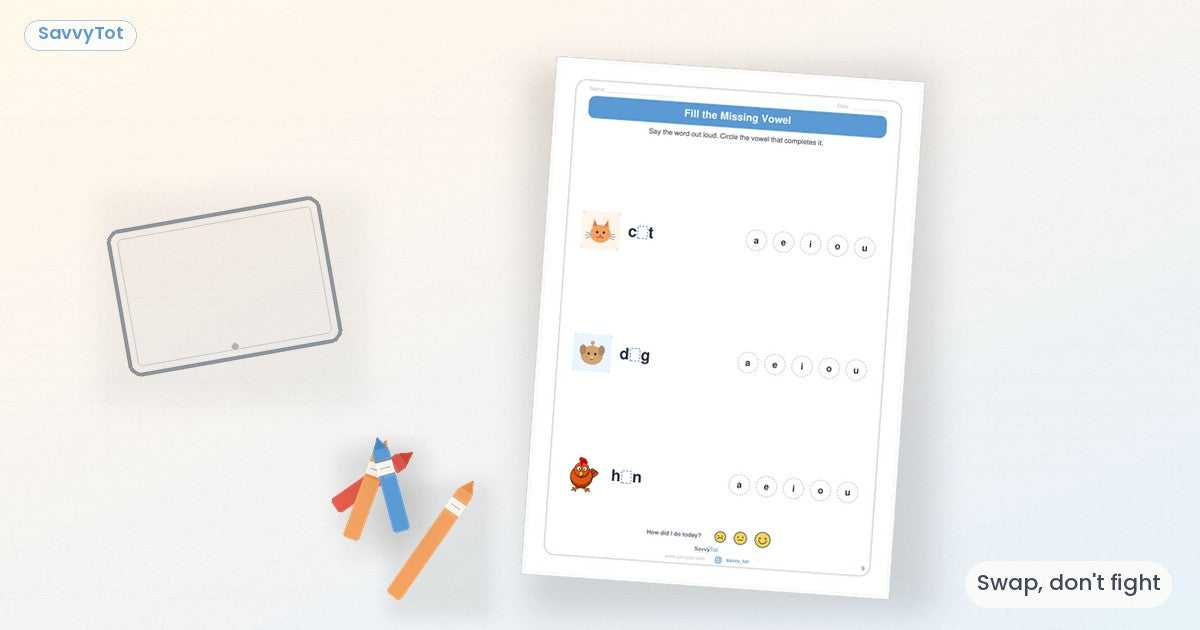 How much screen time is too much — calm printable swap | SavvyTot