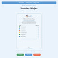 SavvyTot Number Ninjas cover
