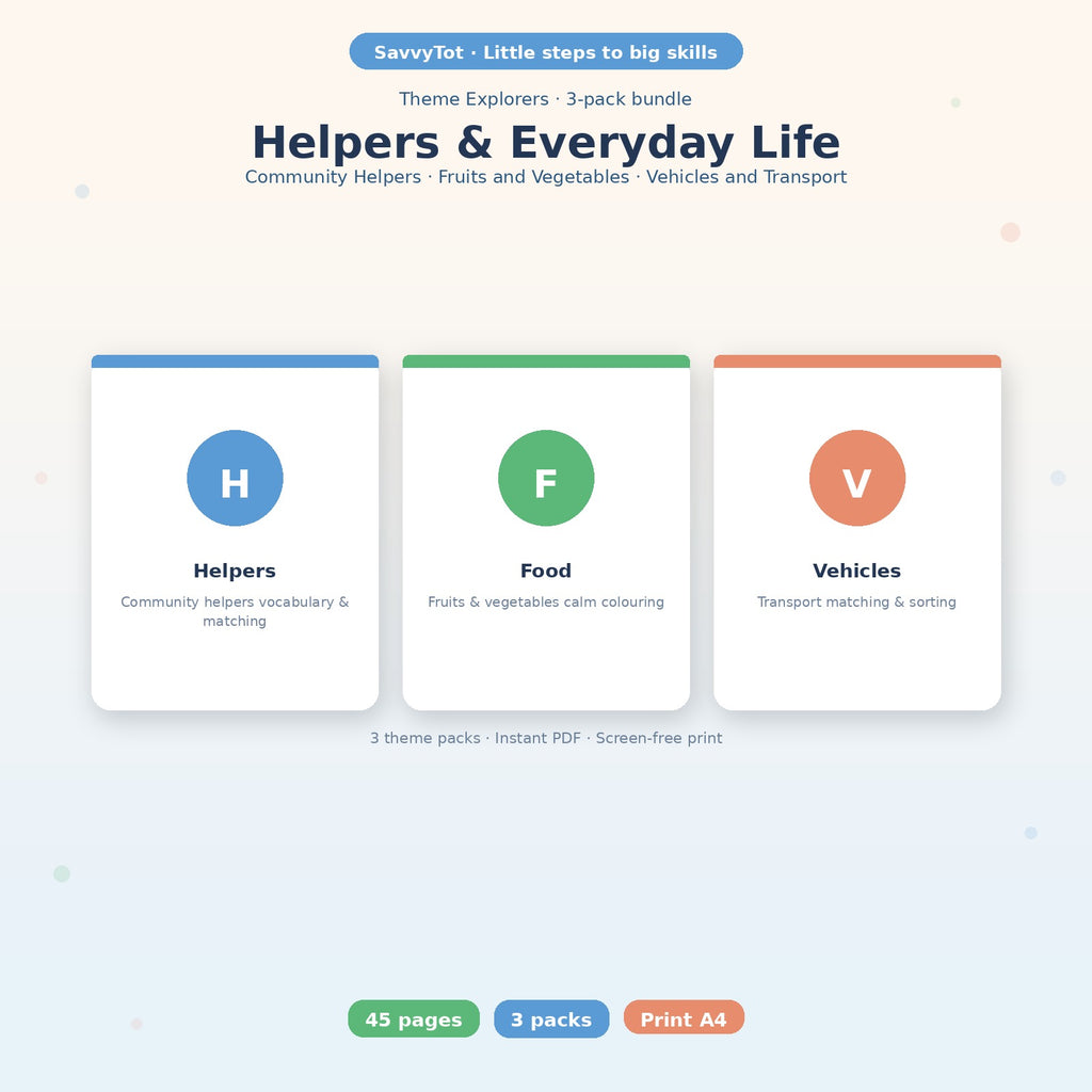 SavvyTot Helpers Everyday cover