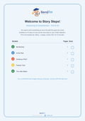 Story Steps Sequencing Comprehension Pack — SavvyTot printable worksheets